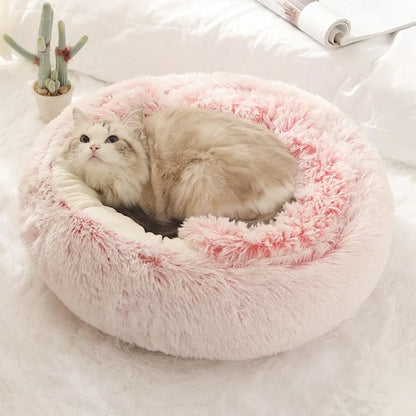 Cozy Plush Cat Bed